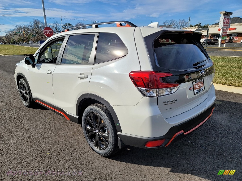 2021 Forester 2.5i Sport - Crystal White Pearl / Gray photo #6