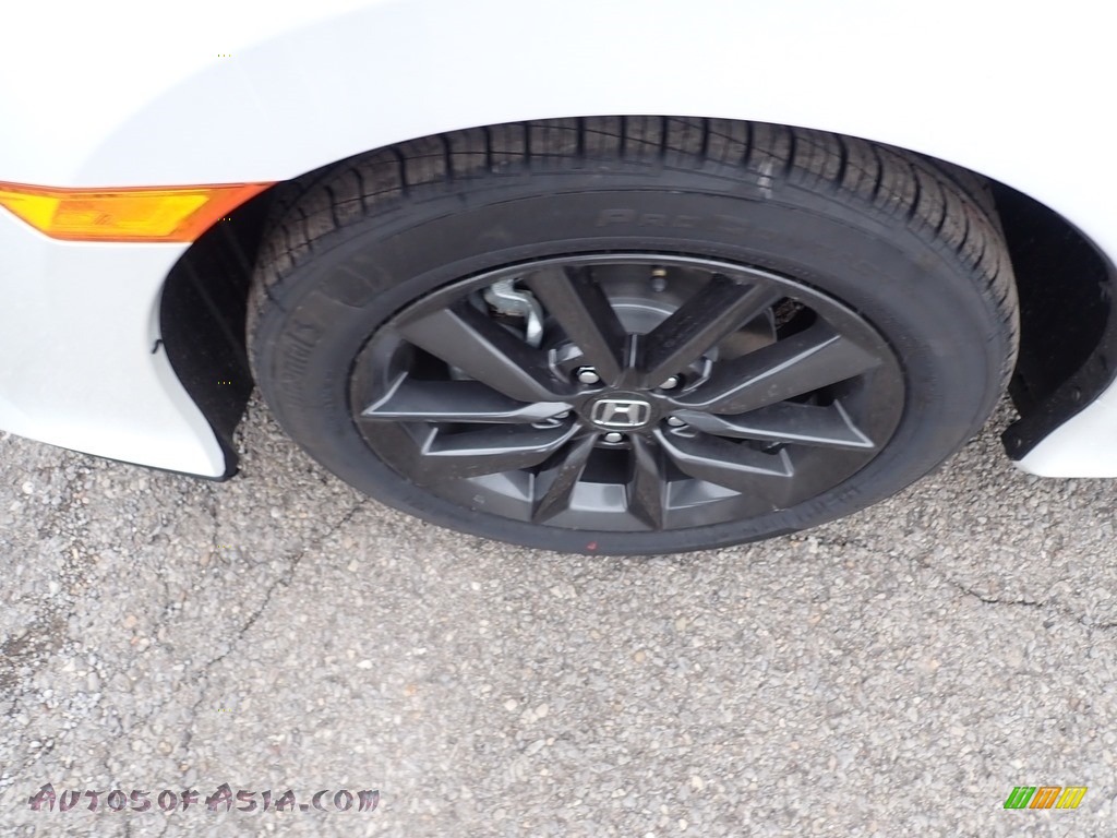 2021 Civic EX Hatchback - Platinum White Pearl / Black photo #8