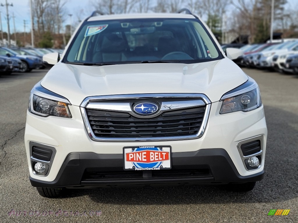 2021 Forester 2.5i Limited - Crystal White Pearl / Black photo #3