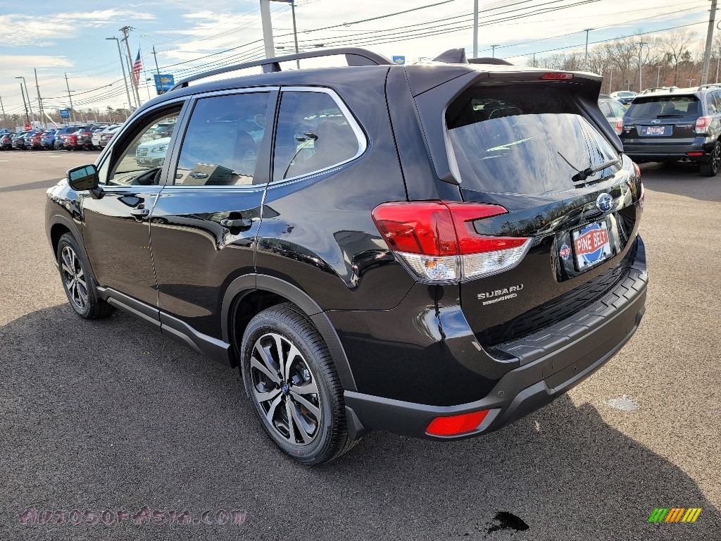 2021 Forester 2.5i Limited - Crystal Black Silica / Gray photo #6