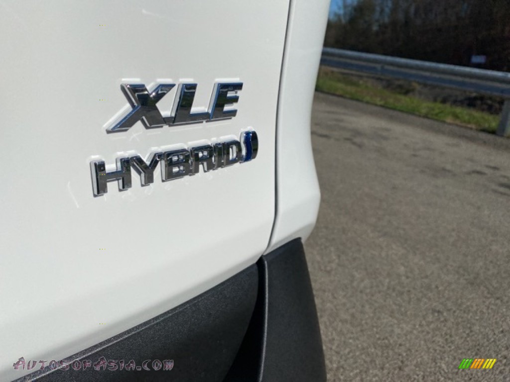 2021 RAV4 XLE AWD Hybrid - Super White / Nutmeg photo #17