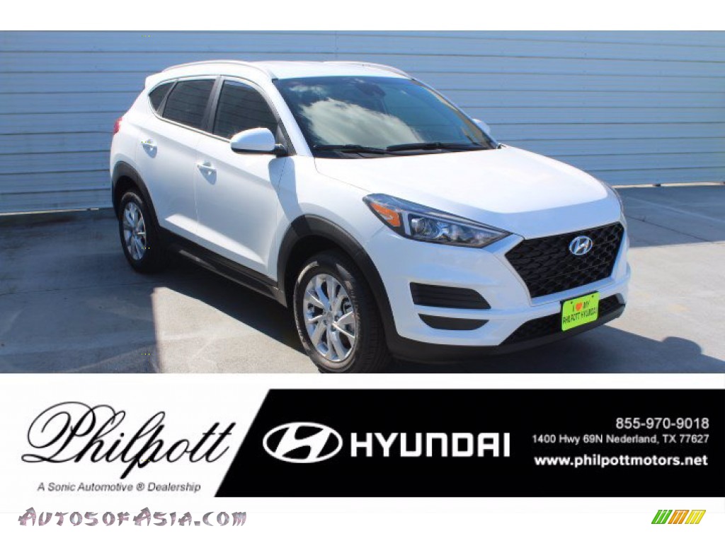 White Cream / Gray Hyundai Tucson Value