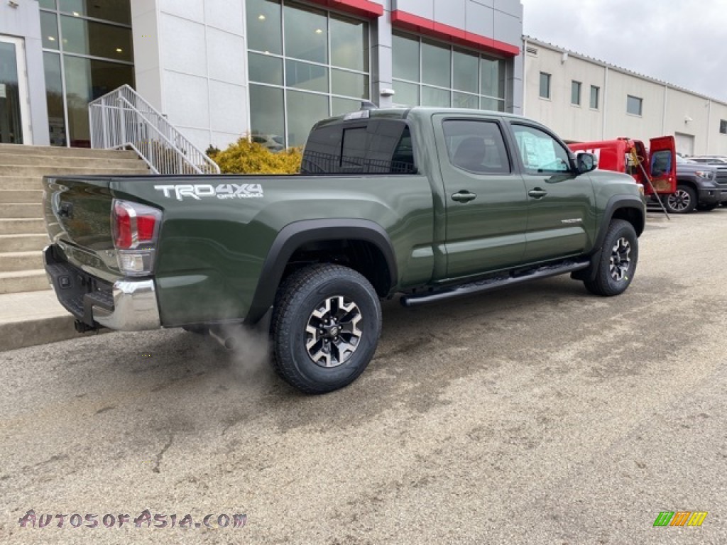 2021 Tacoma TRD Off Road Double Cab 4x4 - Army Green / TRD Cement/Black photo #13