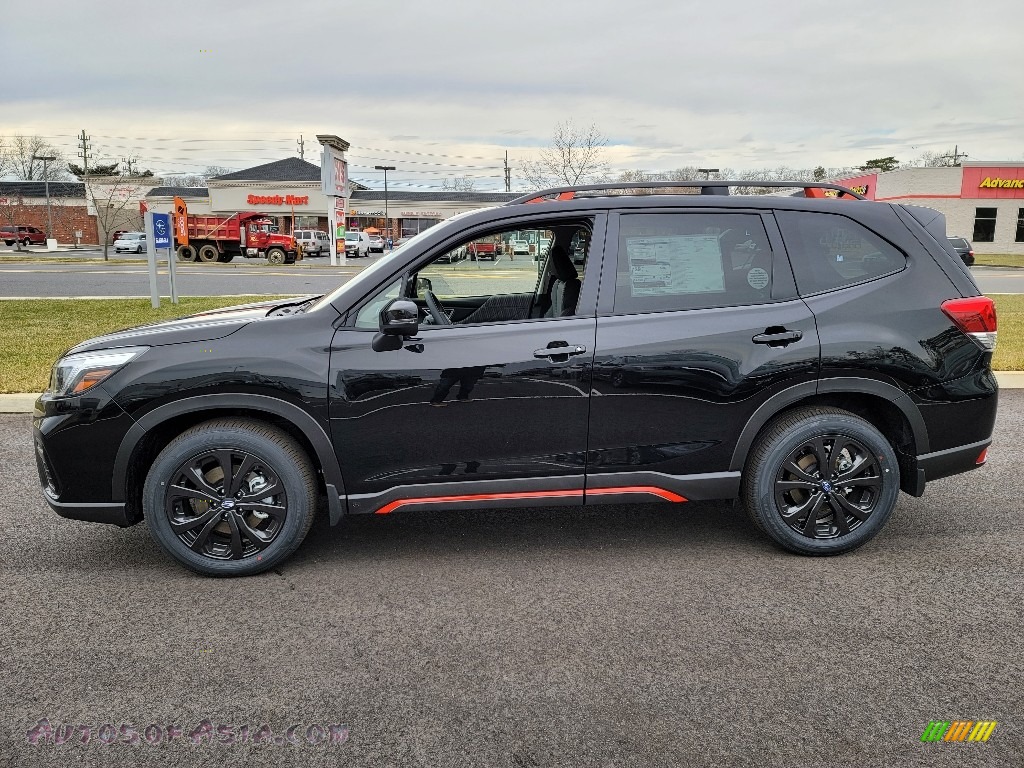 2021 Forester 2.5i Sport - Crystal Black Silica / Gray photo #4
