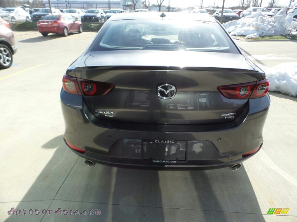 2021 Mazda3 Premium Plus Sedan AWD - Machine Gray Metallic / Black photo #3