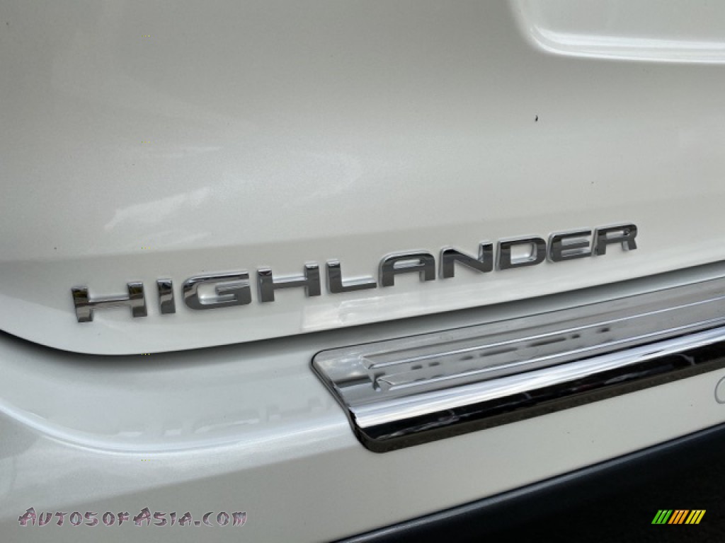 2021 Highlander Limited AWD - Blizzard White Pearl / Black photo #26