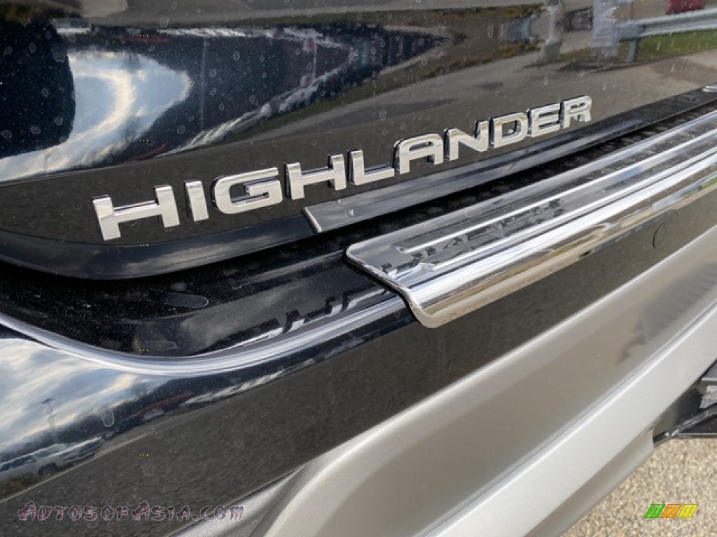 2021 Highlander Platinum AWD - Midnight Black Metallic / Black photo #29