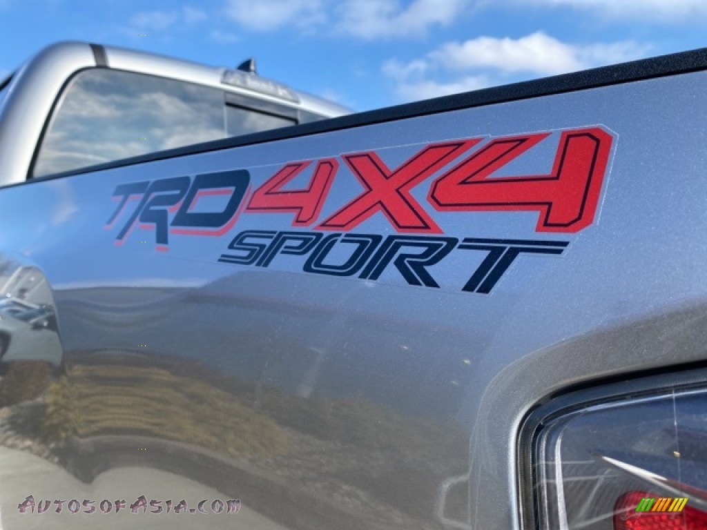 2021 Tacoma TRD Sport Double Cab 4x4 - Silver Sky Metallic / TRD Cement/Black photo #24