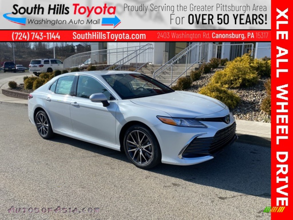 2021 Camry XLE AWD - Wind Chill Pearl / Ash photo #1