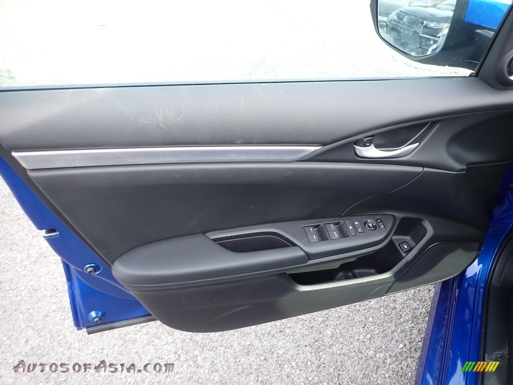 2021 Civic Sport Sedan - Aegean Blue Metallic / Black photo #11