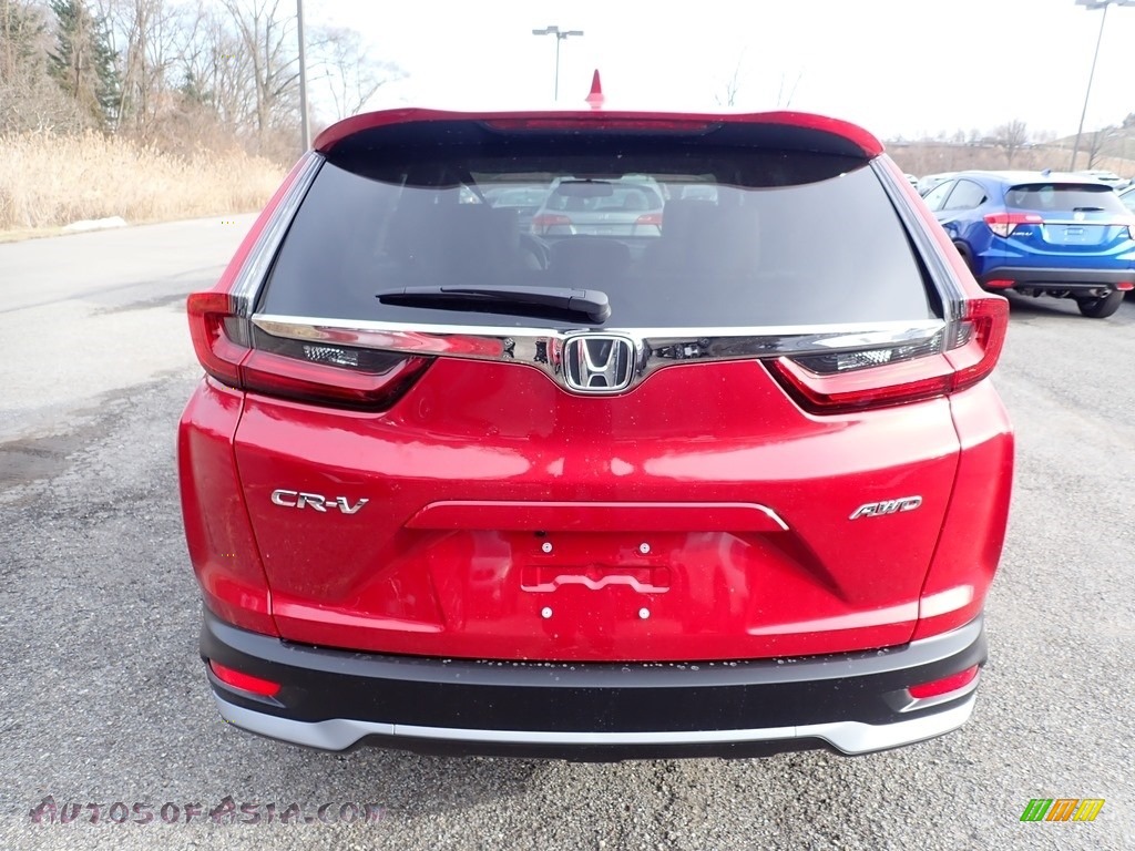 2021 CR-V EX-L AWD - Radiant Red Metallic / Gray photo #4