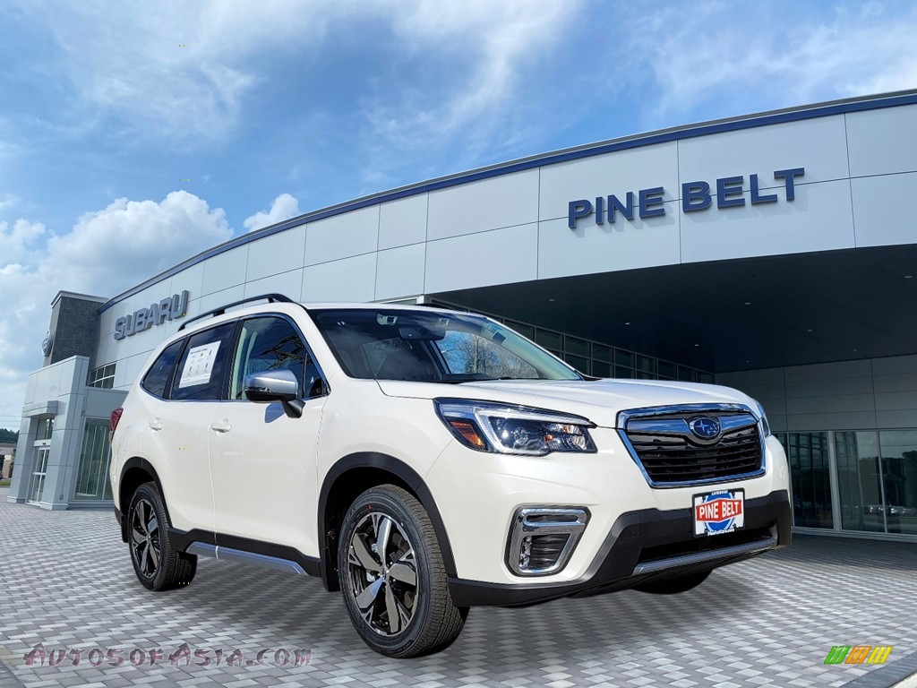 2021 Forester 2.5i Touring - Crystal White Pearl / Black photo #1