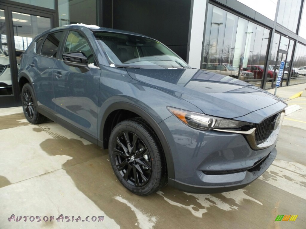Polymetal Gray / Black Mazda CX-5 Carbon Edition AWD