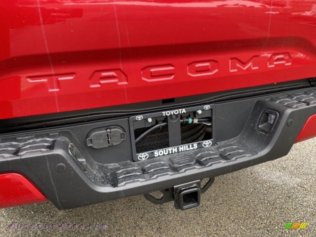 2021 Tacoma TRD Sport Double Cab 4x4 - Barcelona Red Metallic / TRD Cement/Black photo #22