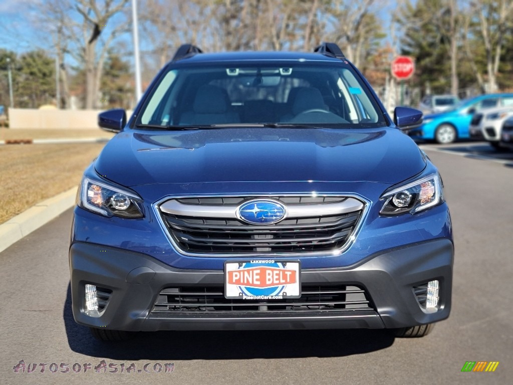2021 Outback 2.5i Premium - Abyss Blue Pearl / Gray photo #3