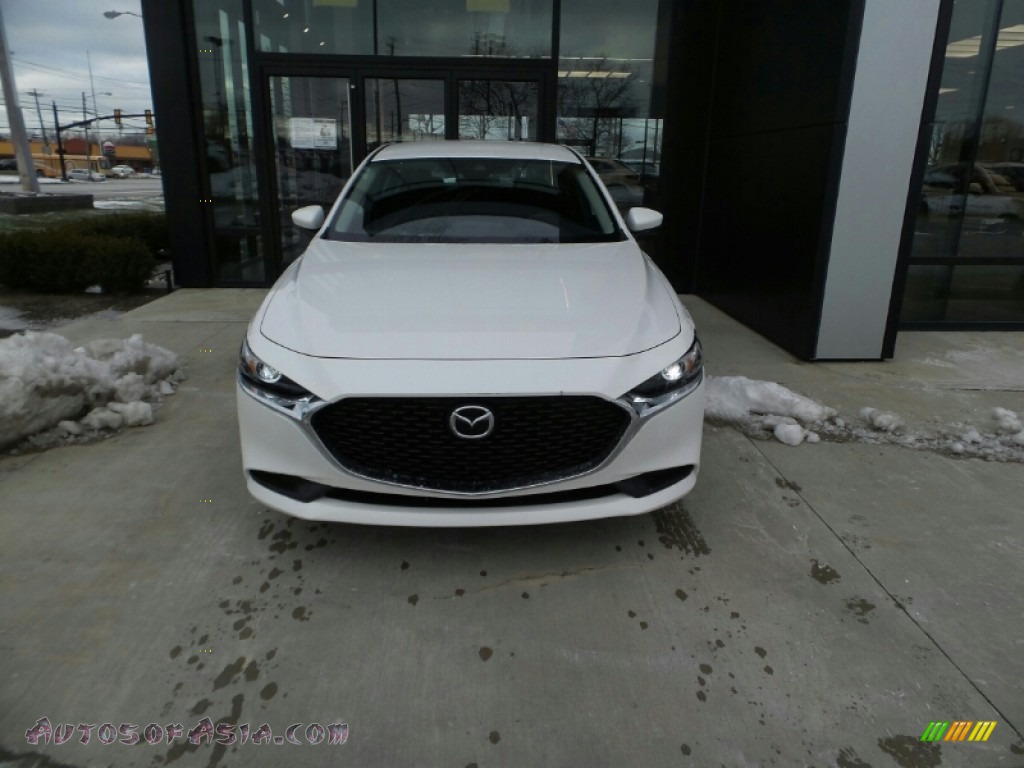 2021 Mazda3 2.5 S Sedan - Snowflake White Pearl Mica / Black photo #3