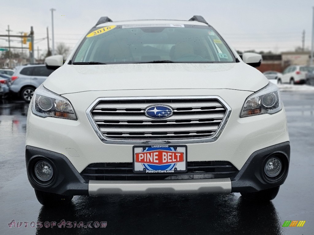 2016 Outback 2.5i Limited - Crystal White Pearl / Warm Ivory photo #16