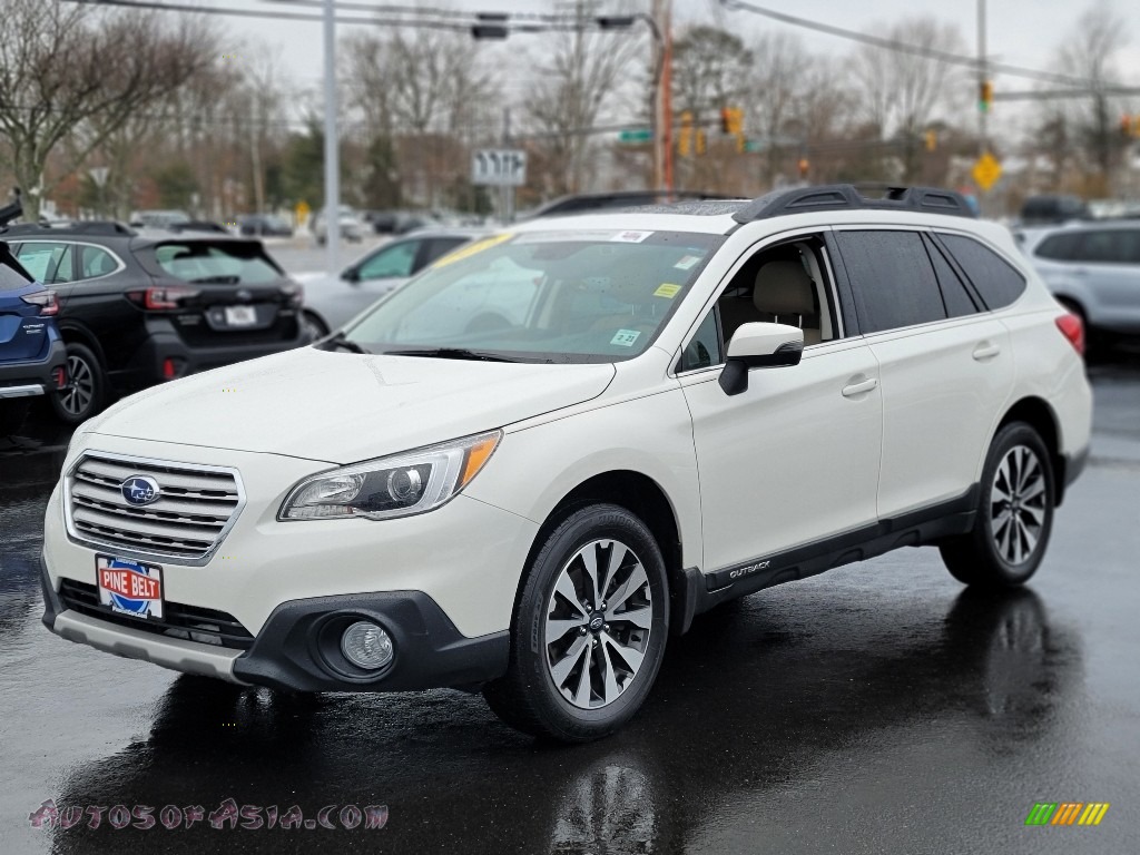 2016 Outback 2.5i Limited - Crystal White Pearl / Warm Ivory photo #18