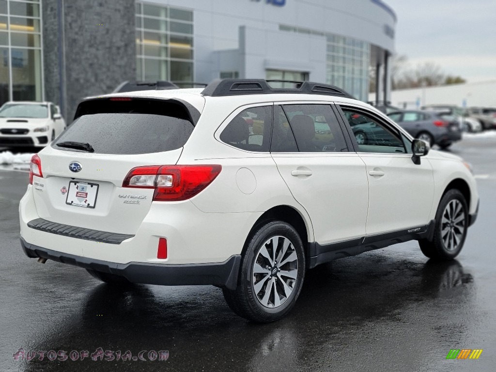 2016 Outback 2.5i Limited - Crystal White Pearl / Warm Ivory photo #22
