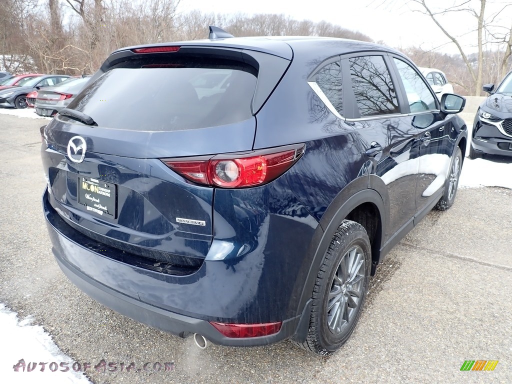 2021 CX-5 Touring AWD - Deep Crystal Blue Mica / Parchment photo #2