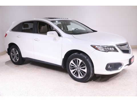 White Diamond Pearl 2017 Acura RDX Advance AWD