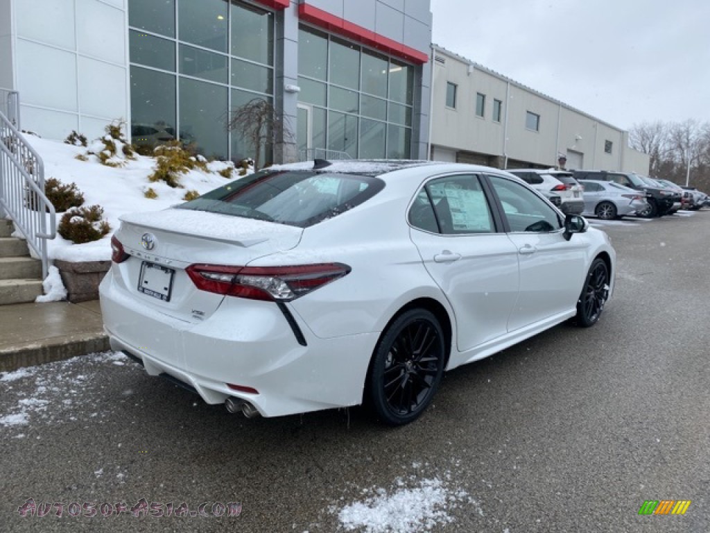 2021 Camry XSE AWD - Wind Chill Pearl / Black photo #14