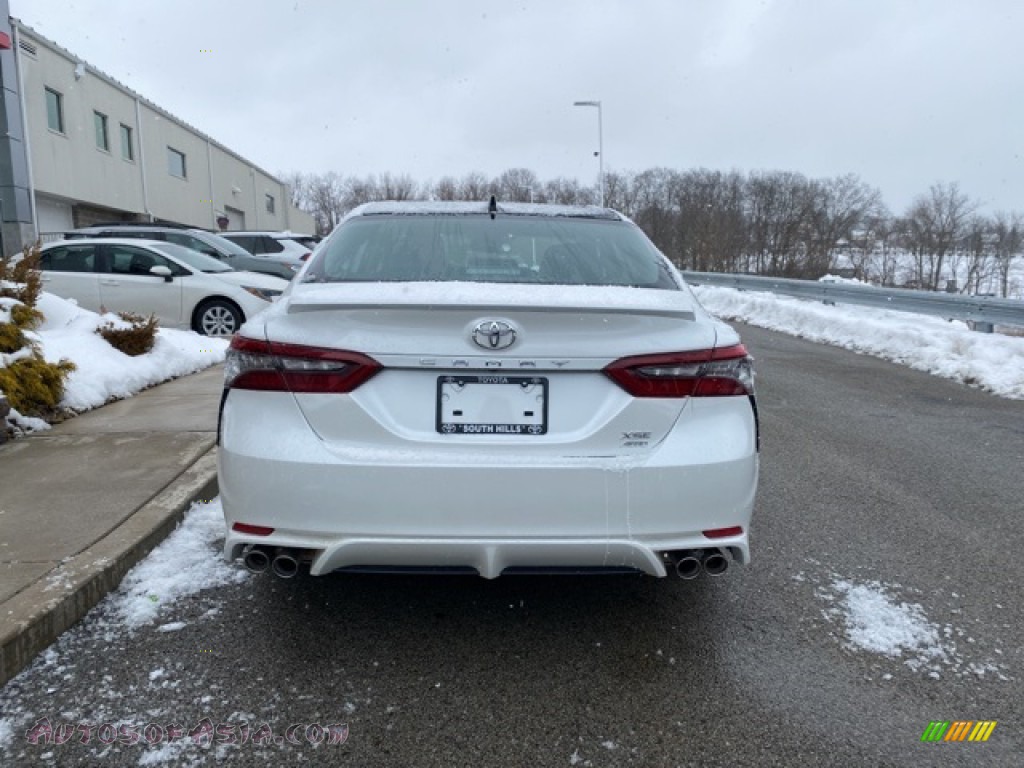 2021 Camry XSE AWD - Wind Chill Pearl / Black photo #15