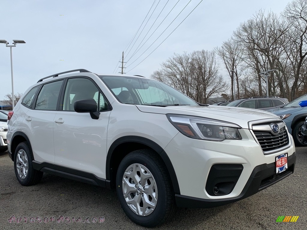 2021 Forester 2.5i - Crystal White Pearl / Gray photo #1