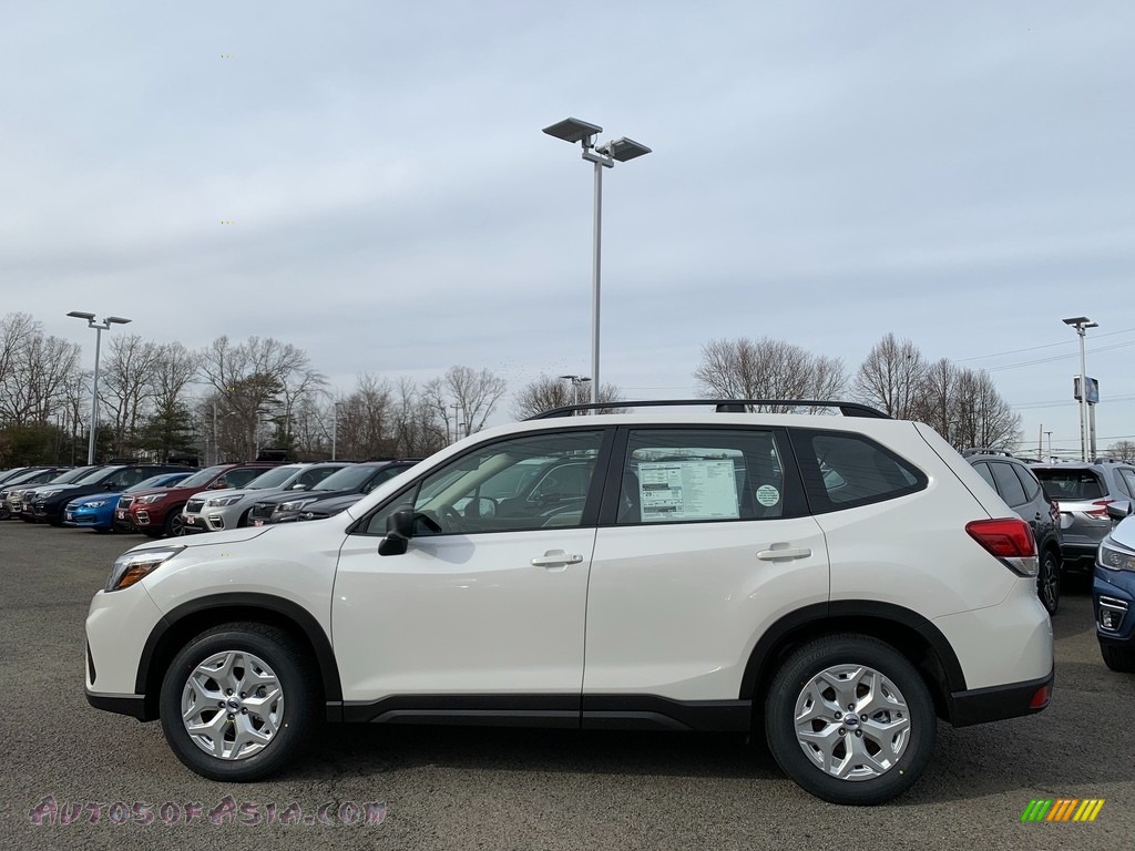 2021 Forester 2.5i - Crystal White Pearl / Gray photo #4