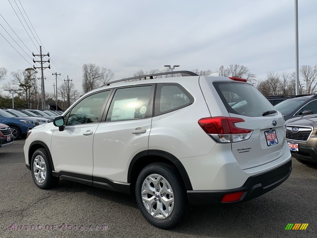 2021 Forester 2.5i - Crystal White Pearl / Gray photo #6