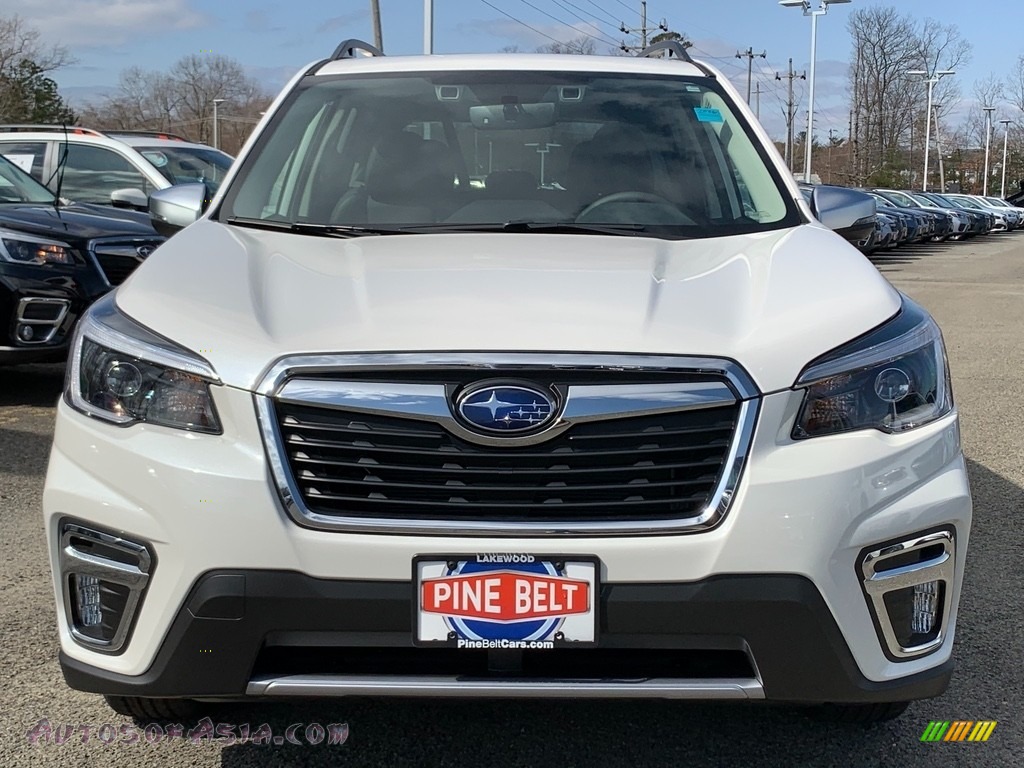 2021 Forester 2.5i Touring - Crystal White Pearl / Black photo #3