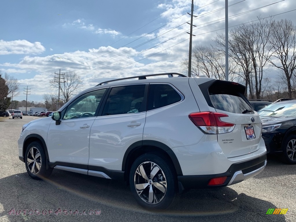 2021 Forester 2.5i Touring - Crystal White Pearl / Black photo #6