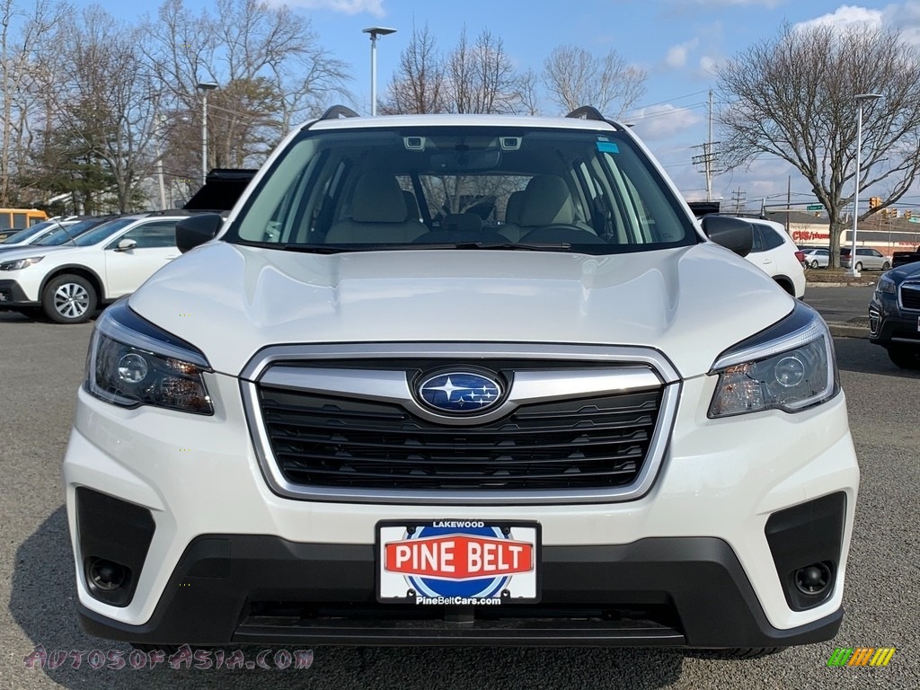 2021 Forester 2.5i - Crystal White Pearl / Gray photo #3