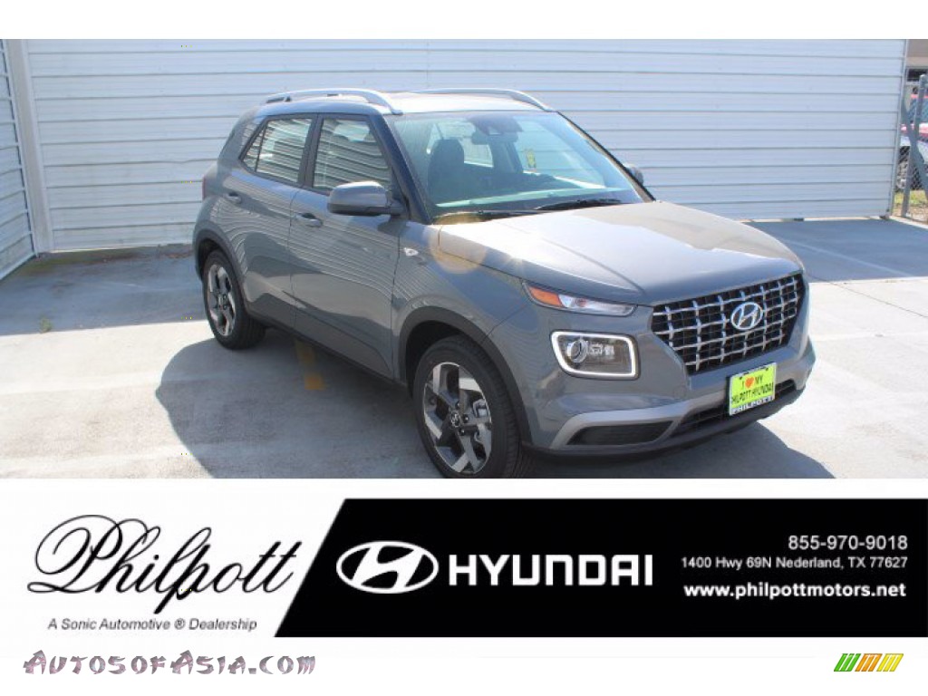 Galactic Gray / Black Hyundai Venue SEL