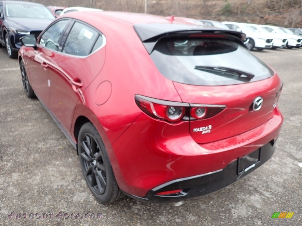 2021 Mazda3 Premium Plus Hatchback AWD - Soul Red Crystal Metallic / Black photo #6