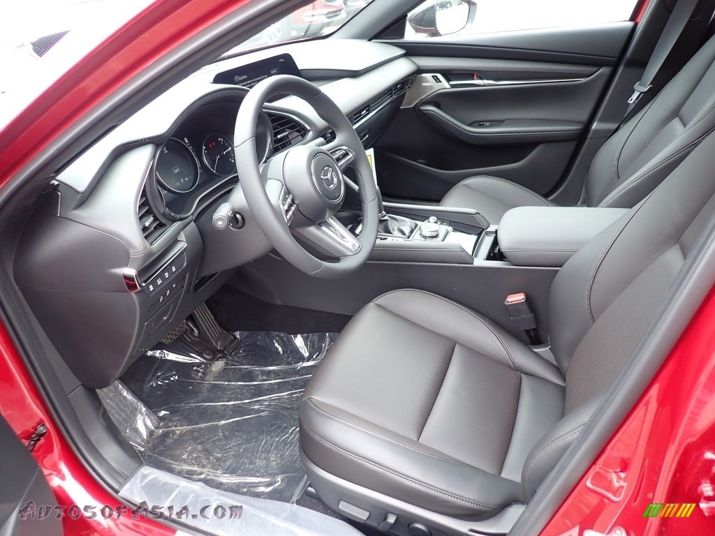 2021 Mazda3 Premium Plus Hatchback AWD - Soul Red Crystal Metallic / Black photo #10