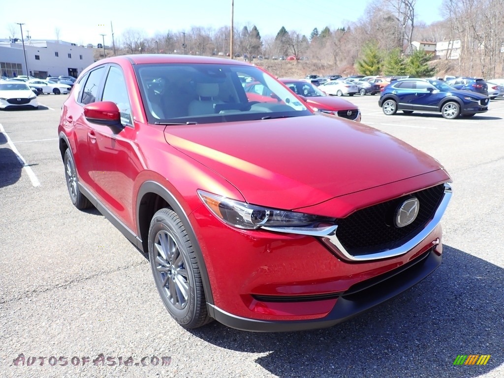 2021 CX-5 Touring AWD - Soul Red Crystal Metallic / Parchment photo #3