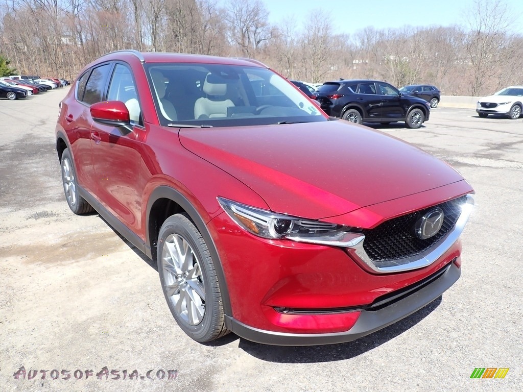 2021 CX-5 Grand Touring AWD - Soul Red Crystal Metallic / Parchment photo #3
