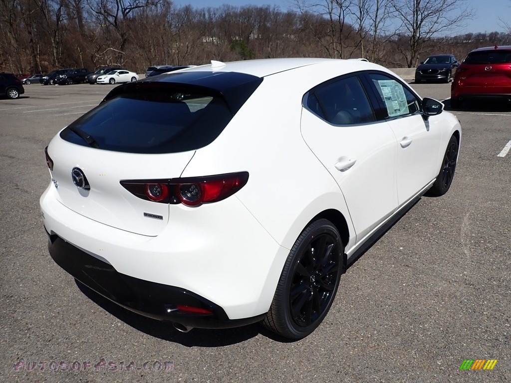 2021 Mazda3 Premium Hatchback AWD - Snowflake White Pearl Mica / Black photo #2