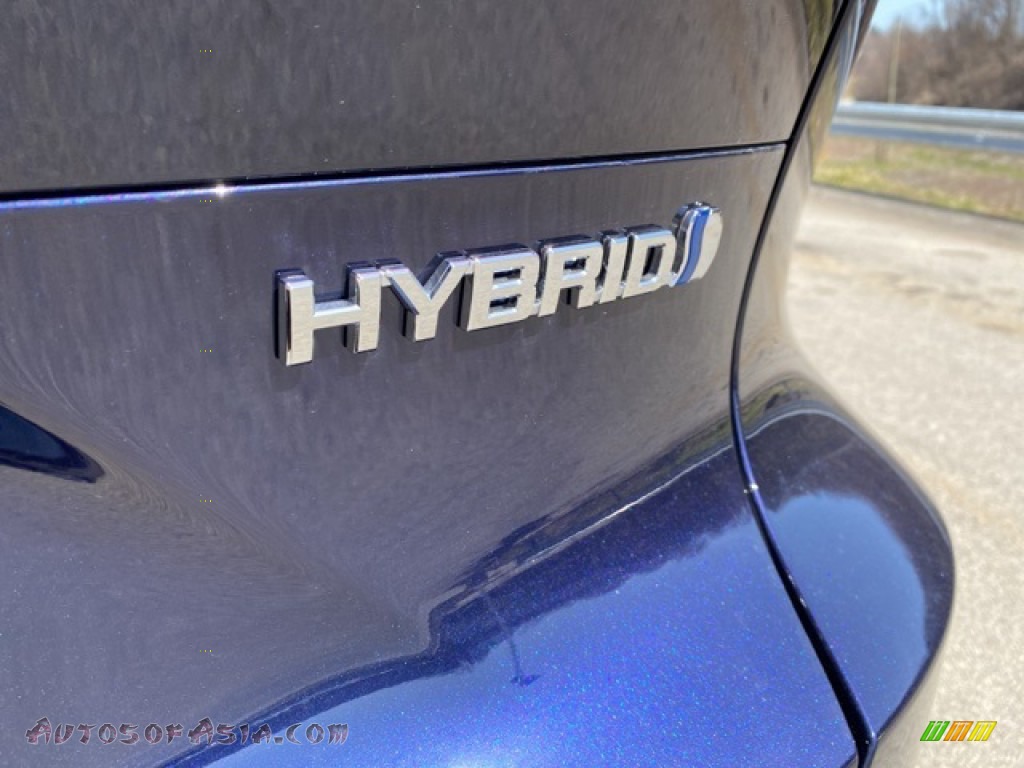 2021 Venza Hybrid LE AWD - Blueprint / Black photo #21