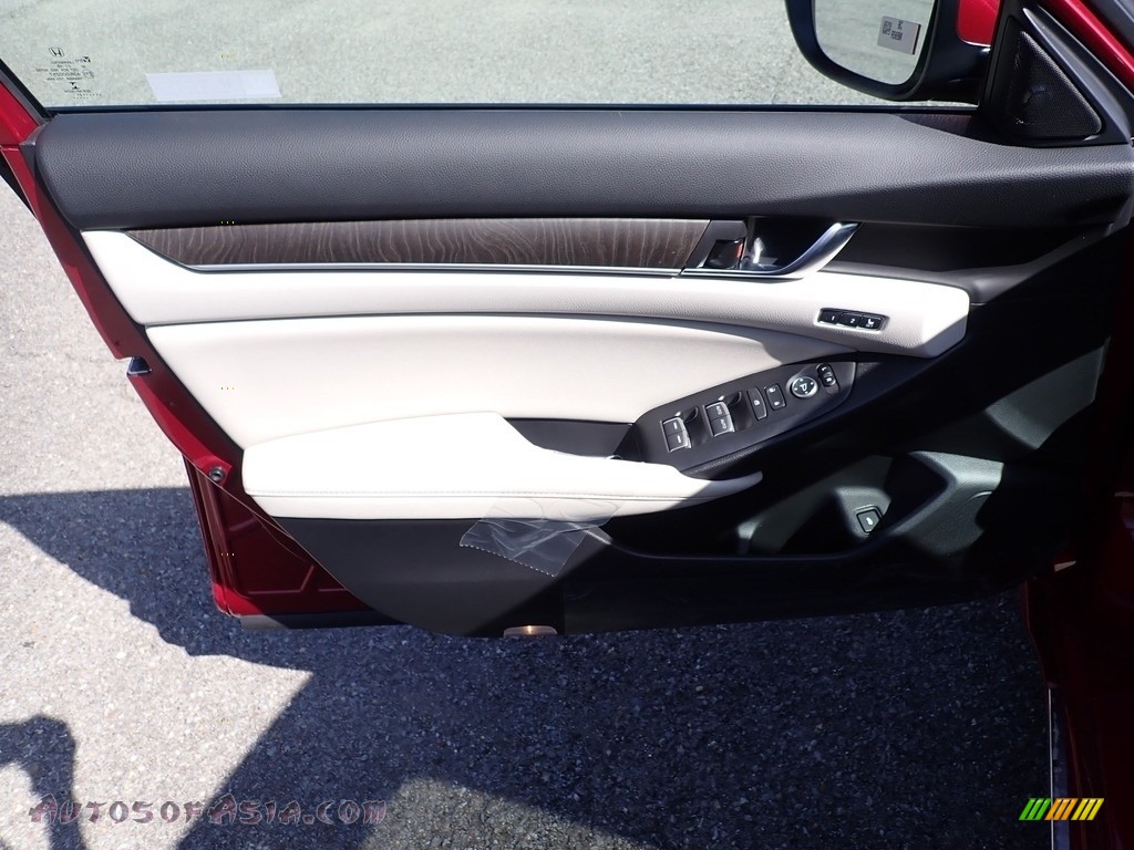 2021 Accord EX-L Hybrid - Radiant Red Metallic / Ivory photo #11