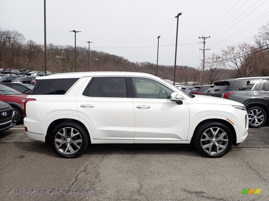 2021 Palisade Limited AWD - Hyper White / Beige photo #1