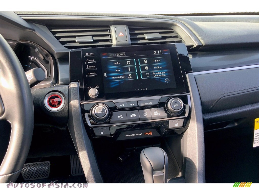 2021 Civic EX Hatchback - Sonic Gray Pearl / Black photo #7