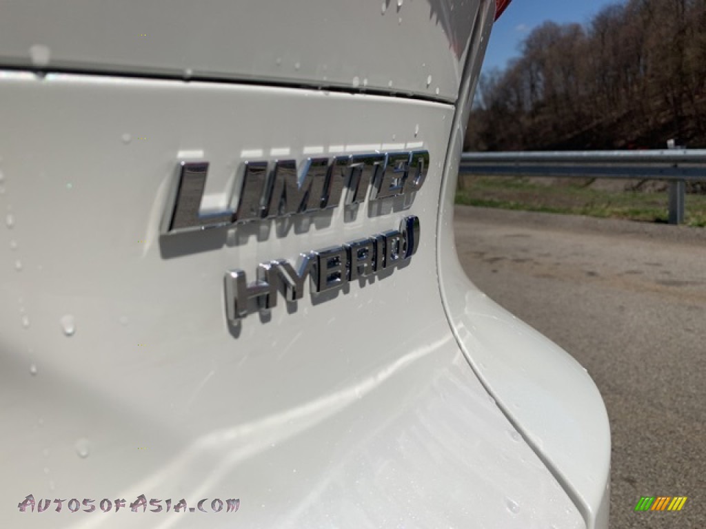2021 Venza Hybrid Limited AWD - Blizzard White Pearl / Black photo #26
