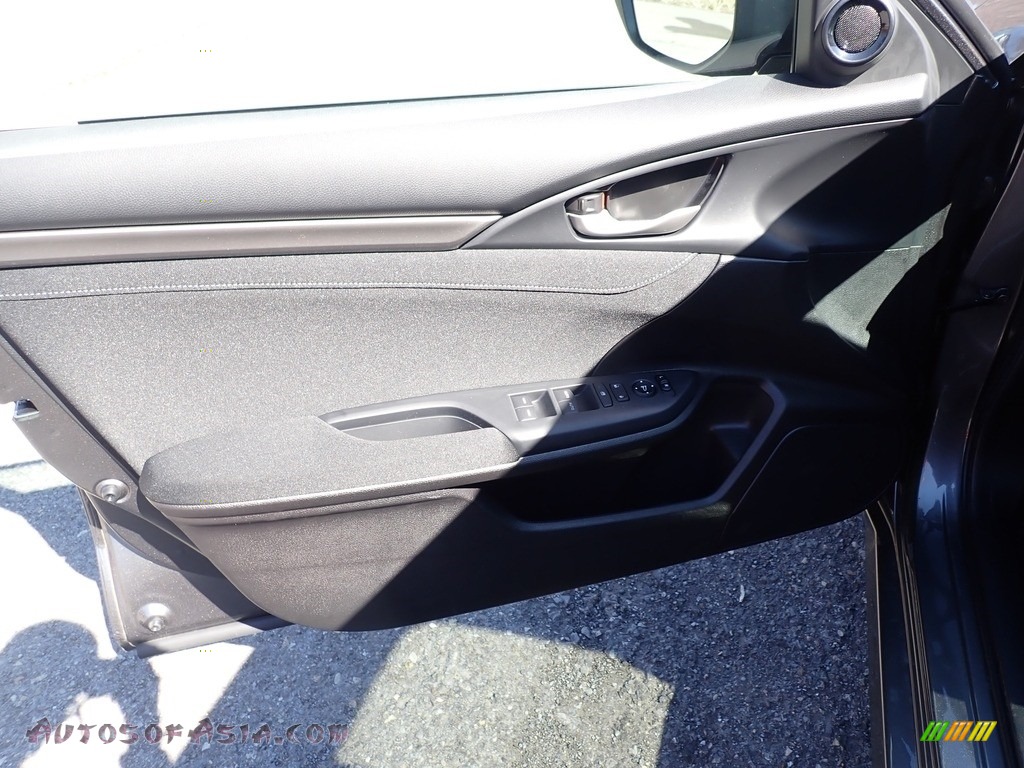 2021 Civic EX Hatchback - Polished Metal Metallic / Black photo #11
