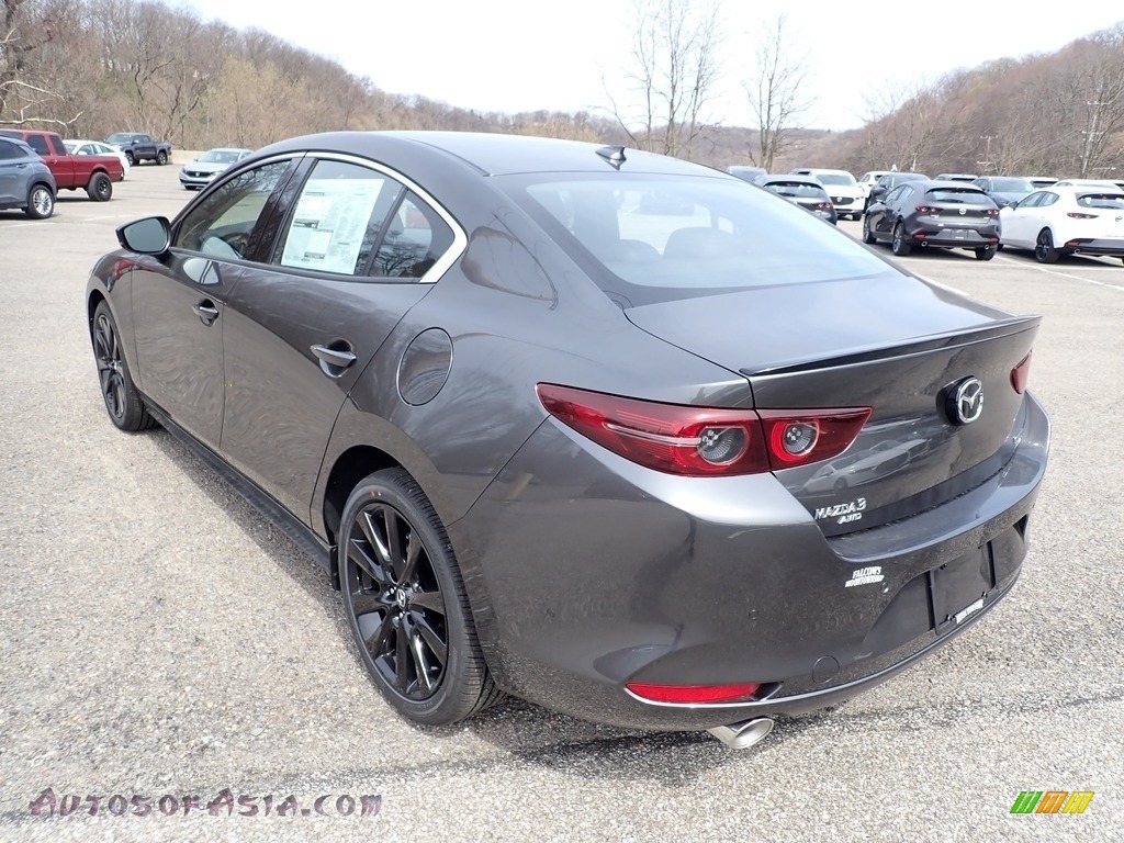 2021 Mazda3 Premium Plus Sedan AWD - Machine Gray Metallic / Black photo #6