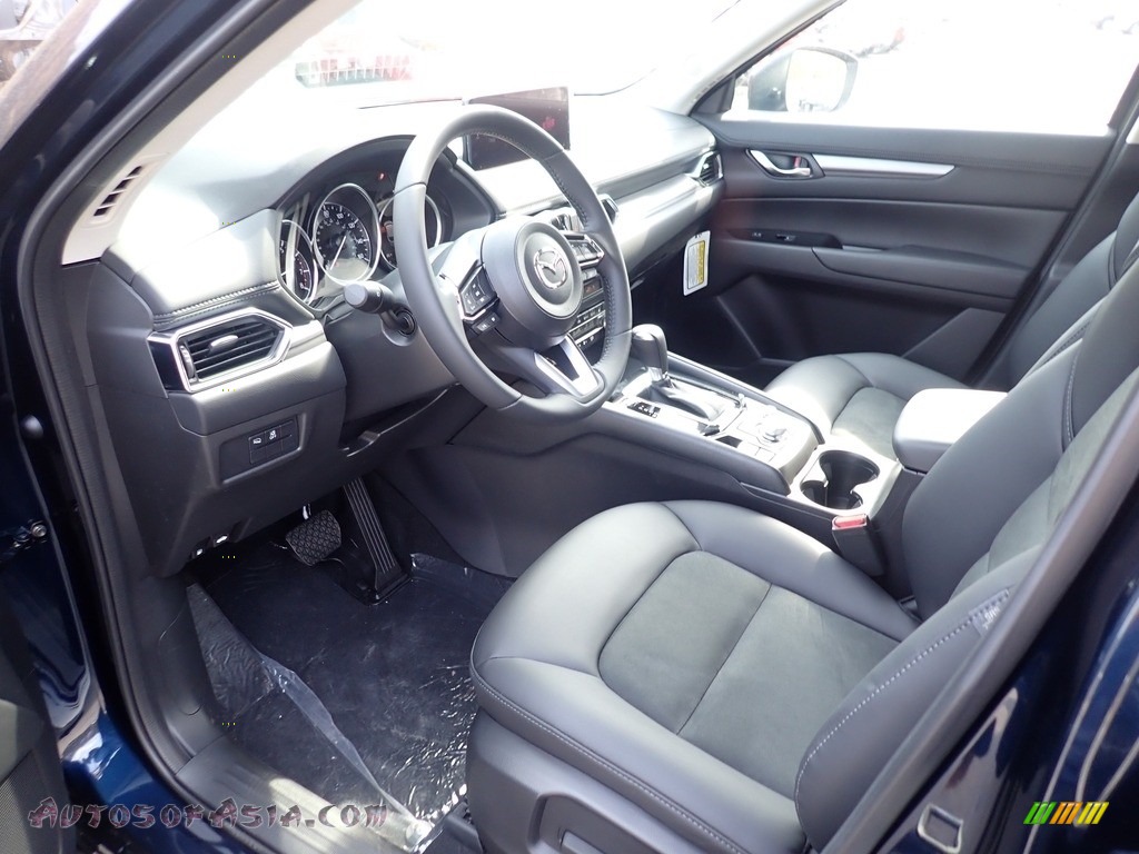 2021 CX-5 Touring AWD - Deep Crystal Blue Mica / Black photo #9