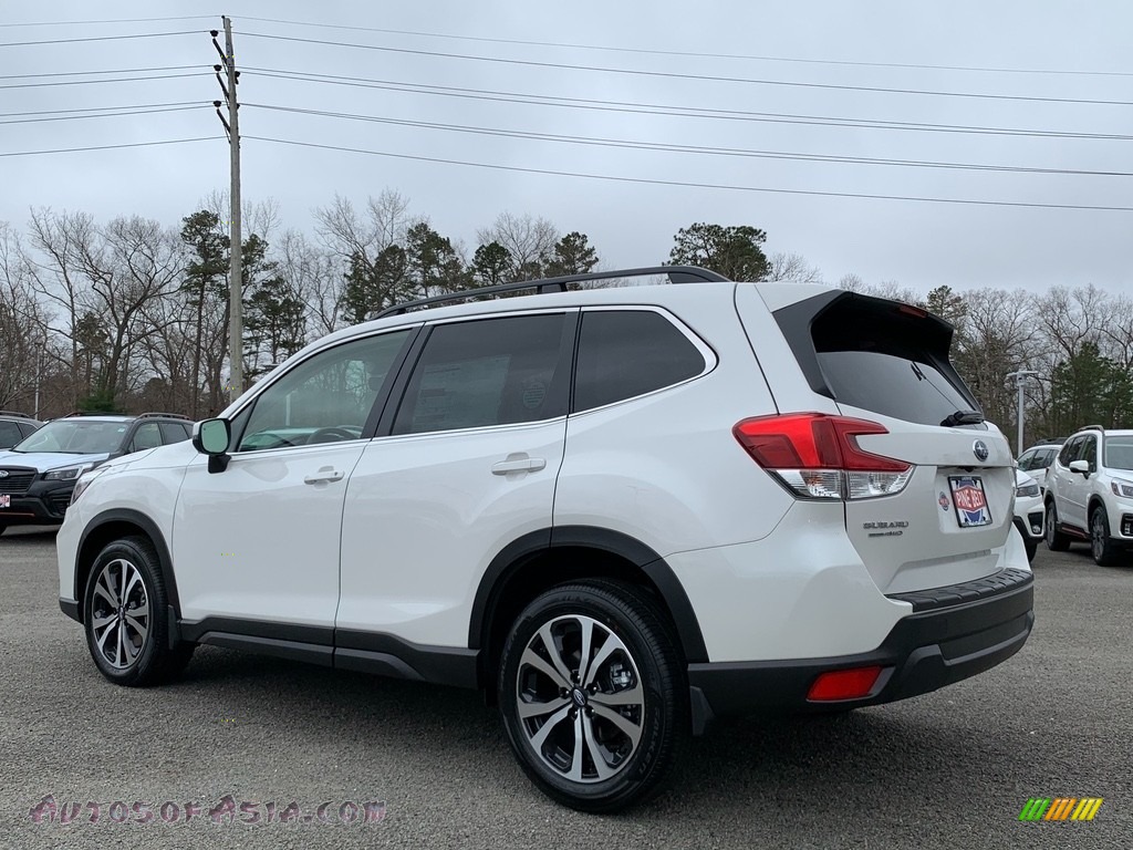 2021 Forester 2.5i Limited - Crystal White Pearl / Gray photo #6