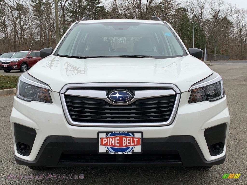 2021 Forester 2.5i - Crystal White Pearl / Gray photo #3