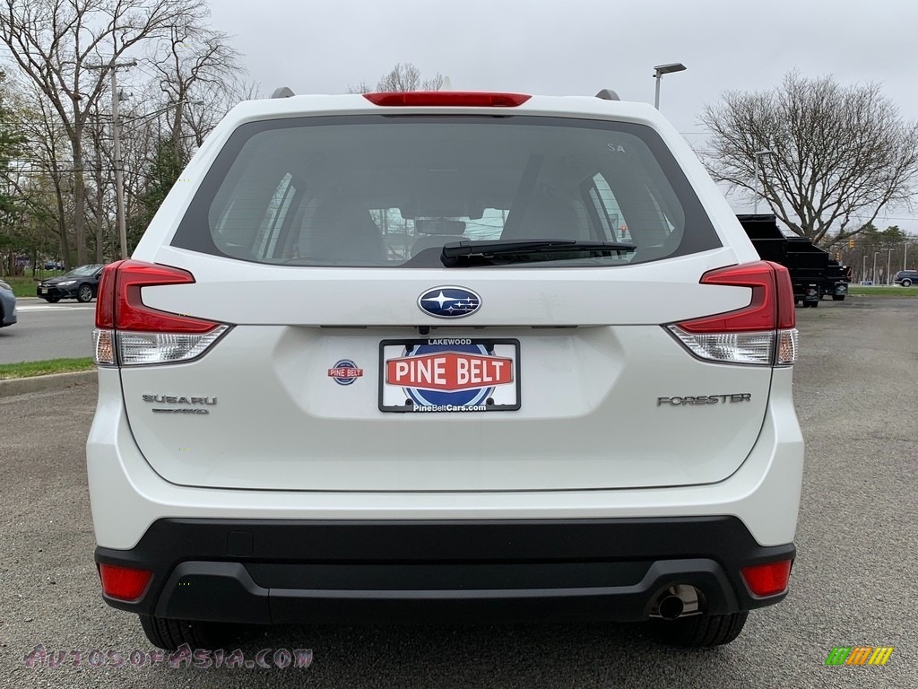2021 Forester 2.5i - Crystal White Pearl / Gray photo #7